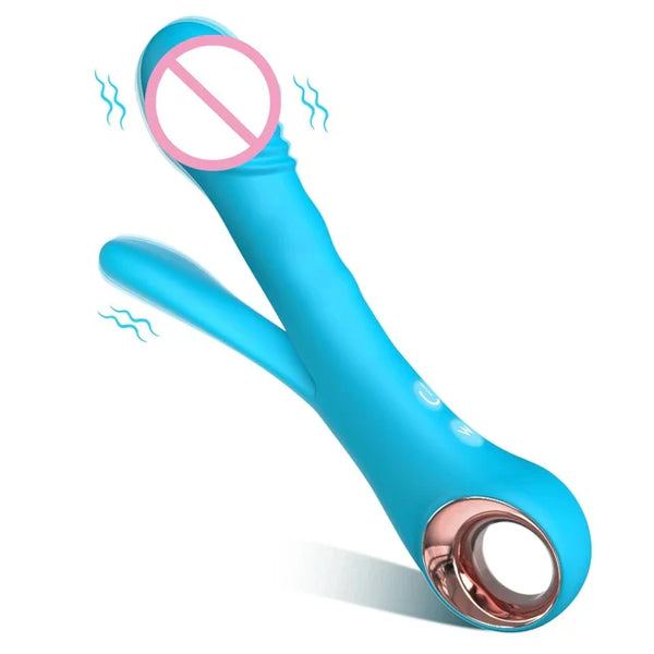 Dual-Ended Vibrator | G-Spot, Clitoris & Anal Stimulation | Female Pleasure Device