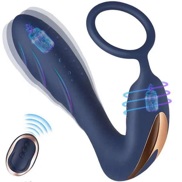 Prostate Vibrator with Cock Ring