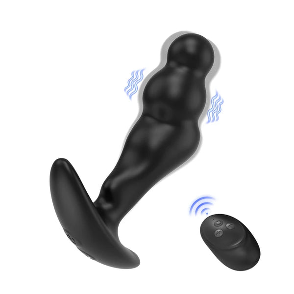 Silicone Prostate Massager & Anal Plug Vibrator for Male G-Spot Stimulation