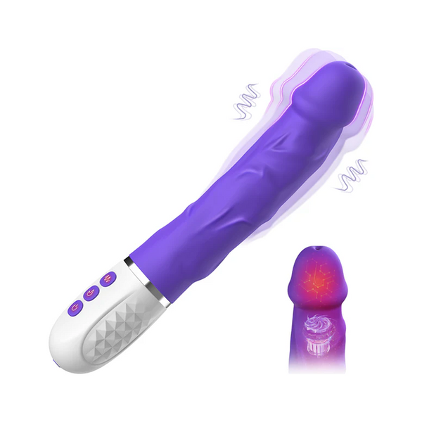 Realistic Dildo - Heating & Vibrating