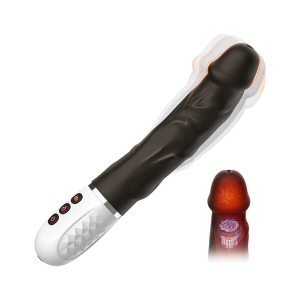 Realistic Vibrator with Heating & Vibration Functions