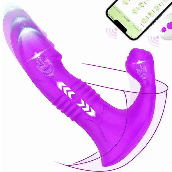 App-Controlled Thrusting Realistic Vibrator with Vibration