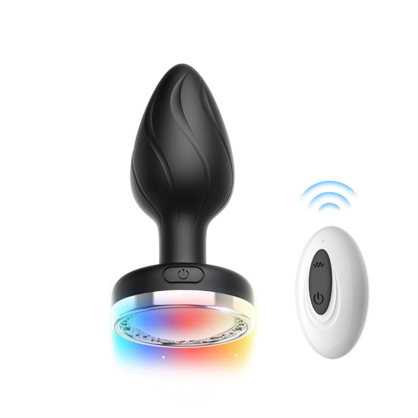 LED Anal Plug with Vibrations